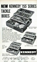 1957 Print Ad Kennedy 155 Series Fishing Tackle Boxes Van Wert,Ohio - £8.26 GBP