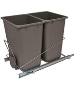 Hafele Double 2 x 36 qt. Waste Trash Bin Soft-Close Pullout System with ... - $2,472.73 MXN