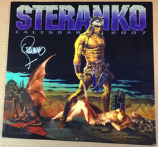 Jim Steranko Fantasy Art Calendar &#39;07 SIGNED Doc Savage Philip Marlowe Valkyrie - £46.50 GBP