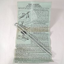 Vintage The Magic Rug Maker &amp; Hemstitcher All Sewing Machines tool instr... - $25.00