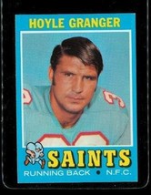 Vintage 1971 Topps Tcg Football Trading Card #198 Hoyle Granger Saints - £7.86 GBP