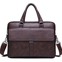 JEEP BULUO  Men Business Bag  Set Handbags High Quality Leather Office Bags Tote - £46.57 GBP