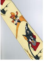 Tom and Jerry Cat Mouse Golf YELLOW Necktie - $19.99