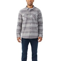 Voyager Men&#39;s Super Plush Shirt Jacket, GRAY, S - £19.77 GBP