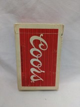 Vintage 1979 Coors Playing Card Deck No Jokers - £5.59 GBP