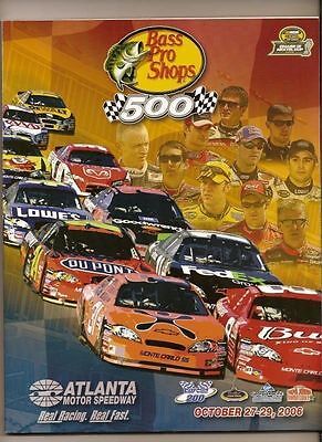 2006 Bass Pro Shops 500 Nascar Program Tony Stewart win - $25.11