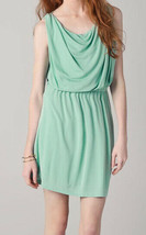 New Womens $395 Halston Heritage Draped Bodice XS Dress Designer Light Green - £307.72 GBP
