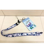Disney Stitch Scrump Hawaii ID Card Holder Card Case Badge Keychain Lany... - $20.58 CAD