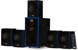 Acoustic Audio&#39;S Aa5102 Bluetooth-Powered 5-Point1 Speaker System For Home - £104.18 GBP