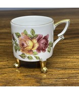 Mitterteich Bavaria MINIATURE Demitasse Footed 2oz Teacup Germany 080 Do... - $28.05 CAD