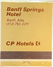 Banff Springs Hotel, CP Hotels, Banff, Alberta, CN, Match Book Matches matchbook - £7.86 GBP