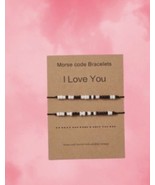 Matching Morse Code Bracelets with a hidden secret message “I Love You” - $11.33