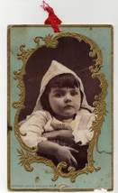 Antique Victorian Trade Card 1895 Lion Coffee Woolson Spice Photo Gold  - £16.31 GBP
