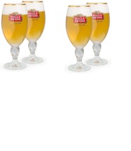 Stella Artois Signature Acrylic Plastic Chalice Cups - Set of 4 - $34.60