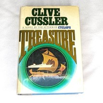 Used Book Treasure by Clive Cussler Hardcover Book Thriller Suspense - £3.78 GBP