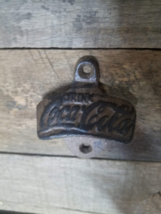 Coca-Cola Replica Cast Iron Wall Mount Beer Bottle Opener Brown - £7.71 GBP
