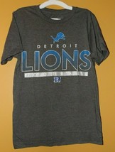 Detroit Lions NFL Football Gray  Graphic T-Shirt Mens Small New - £13.37 GBP