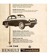 1957 Renault Dauphine London Import Advertisement Autocar Automobilia DWPP2 - $557.91 MXN