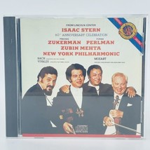Isaac Stern 60th Anniversary Celebration CD CBS Masterworks Bach Vivaldi Mozart - £3.44 GBP
