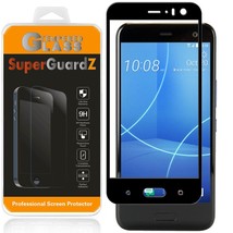 HTC U11 Life SuperGuardZ FULL COVER Tempered Glass Screen Protector Guard Saver - £10.16 GBP