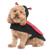 NEW Ladybug Costume 1pc Pet Size Small Dog Cat (10-20 lb) Halloween Vibrant Life - £11.72 GBP
