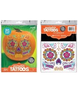 Glow in the Dark Pumpkin Tattoos - 2 Sheets, 11 each, 22 total pieces of... - $300.87 MXN