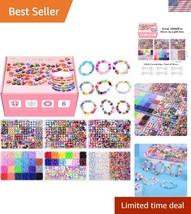 Complete 10000PCS Bead Craft Set with Storage - Fun Polymer Clay Beads f... - $119.99