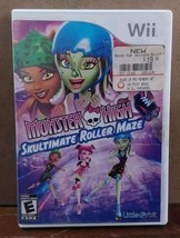Nintendo Wii 2012 Monster High: Skultimate Roller Maze Manual - £8.85 GBP