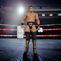 WWE The Miz 2010 Mattel Action Figure Black and Gold Trunks 7&quot; - £5.52 GBP