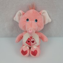 Care Bear Cousins *Lotsa Heart Elephant* 8 in Pink Elephant Plush ~ 2003 TCFC - £11.06 GBP