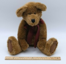 Boyds Bears PENDLETON J.BRUIN #510400-11 1998 16” Plush Bear/Burgundy Bo... - £15.70 GBP