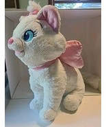 Disney Store Original MARIE Plush White Cat The Aristocats 14&quot; Stuffed A... - $11.00