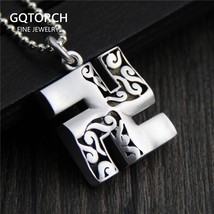 Necklaces &amp; Pendants Buddhist Swastika 100% Real 999 Sterling Silver Vintage - £21.18 GBP+