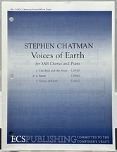 Voices of the Earth Snow Stephen Chatman SAB Unaccompanied Sheet Music ECS Pub - £3.89 GBP