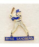 Vintage Jewelry Lapel Pin MLB Baseball Ryne Sandberg Chicago Cubs Team P... - $14.84