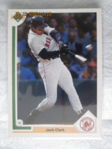 Jack Clark 1991 Upper Deck #735 Boston Red Sox baseball card - $2.50