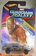 2017 Hot Wheels Marvel 2/8 Guardians of the Galaxy Vol 2 /Drax RIVITED Olive - £7.23 GBP