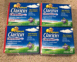 Claritin Children’s Chewables 5mg 30 Count, Lot of 4 - £39.40 GBP