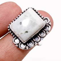 Rainbow Moonstone Gemstone Handmade Ethnic Jewelry Adjustable Ring SA 6637 - £4.14 GBP