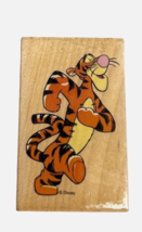 Disney Winnie The Pooh Tigger Takes A Walk All NIght Media Wood Rubber Stamp - $10.39