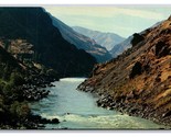 Snake River Grand Canyon Idaho ID Oregon OR UNP Chrome Postcard N25 - £2.28 GBP