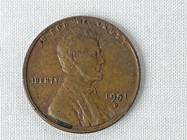 1951-D Wheat Penny Lincoln Cent From Coin Collection 1951D - £350.44 GBP