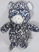 Kellytoy Safari Leopard Plush Toy 12” Tiger Black White Sewn Blue Eyes B77 - £7.11 GBP