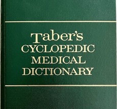 Taber&#39;s Cyclopedic Medical Dictionary 9th Ed 1963 Encyclopedia Antique S... - £31.26 GBP