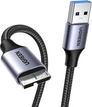 UGREEN Micro USB 3.0 Cable, USB 3.0 a to Micro B Cord Nylon Braided External Har - £20.36 GBP