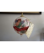 VTG MIDWEST CANON Reverse Painted Cherubs Glass Ball Christmas Ornament ... - $222.11 MXN