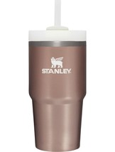 Stanley Quencher H2.0 FlowState Tumbler Lid Straw Rose Quartz Glow, 20 oz NEW - £37.36 GBP