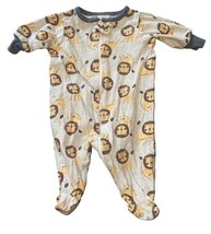 Gerber Newborn Sleepers Lot 2 NB Baby One Piece Pajamas Cute Footed image 4