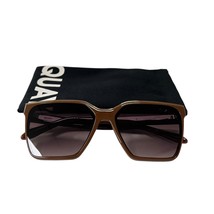 Quay Australia Level Up Square Sunglasses Chocolate Gradient Brown 51MM - $93.06