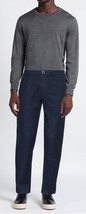 120% Lino Men&#39;s Linen Cotton Italian Style Blue Pants Trouser Size US 40 EU 56 - £108.66 GBP